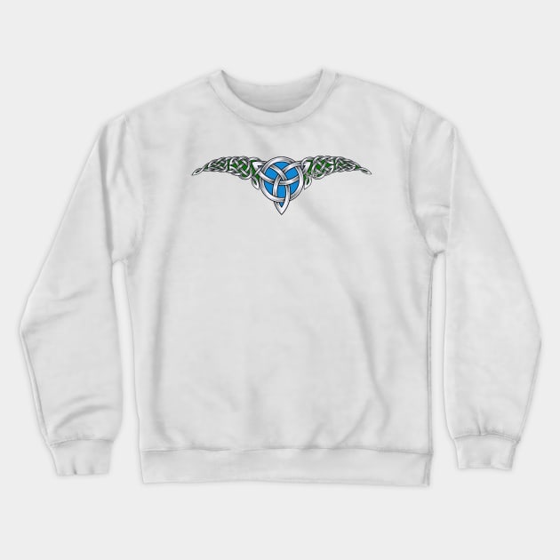 Transcendence Celtic Design Crewneck Sweatshirt by patfish